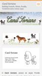 Mobile Screenshot of canilsoriane.com